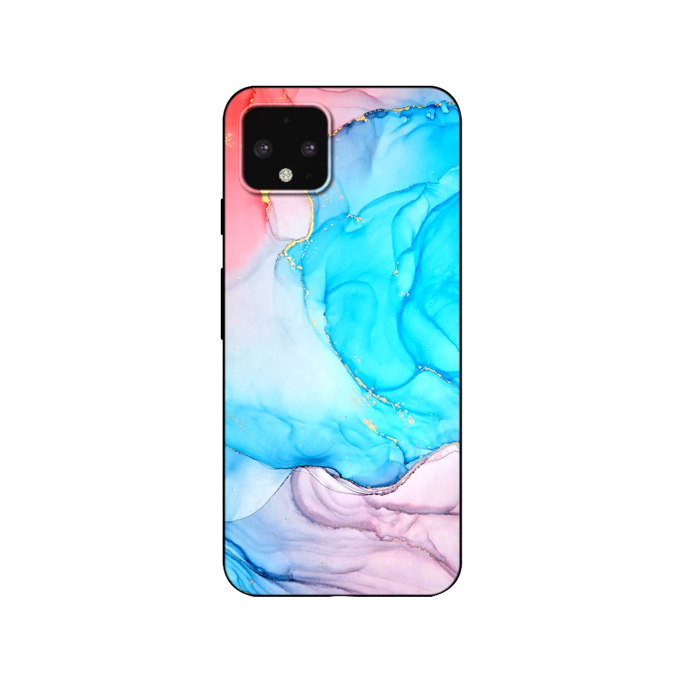 For Google Pixel 4 Case For Google Pixel 4A 4G 5G Case For Pixel 4 XL Case Pixel4 4 a 4XL black tpu case marble colorful fashion