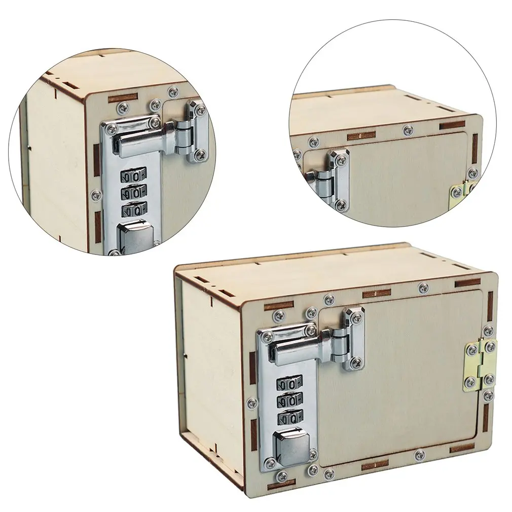 암호 상자 DIY 어린이 과학 학교 프로젝트 실험 키트, 어린이를 위한 과학 장난감 소년 STEM 교육 완구