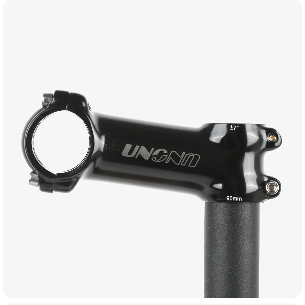 UNO Schwarz Stem Fahrrad Ultraleichte 7 17 35 Grad MTB Road Stem Gabel 28,6 31,8mm 60/70/80/90/100/110/120/130mm Fahrrad König Kalloy