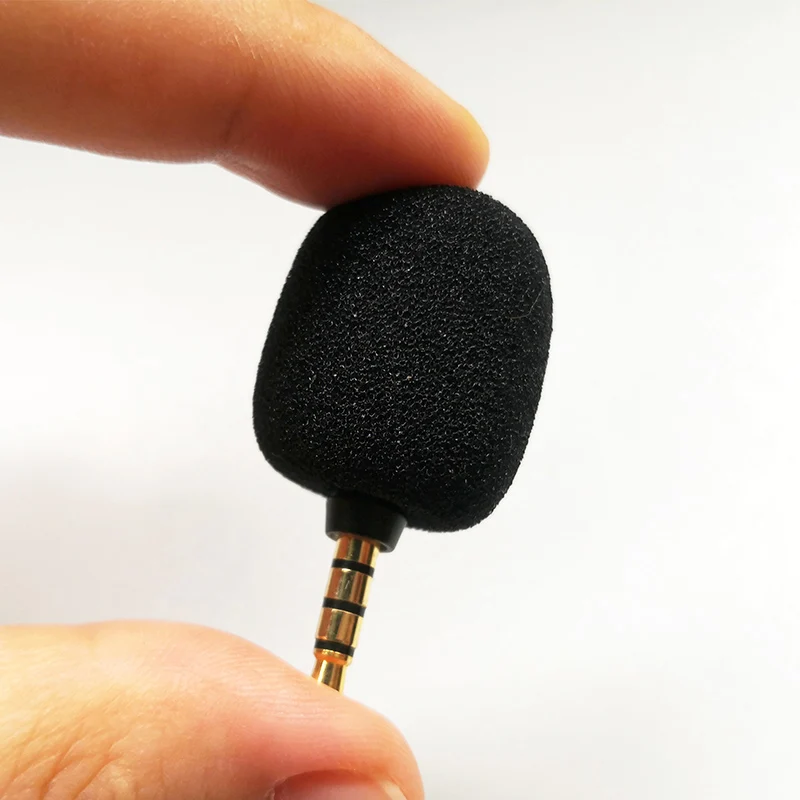 Mini microfono portatile Mini microfono jack da 3.5mm registratore microfonico omnidirezionale per PC portatile