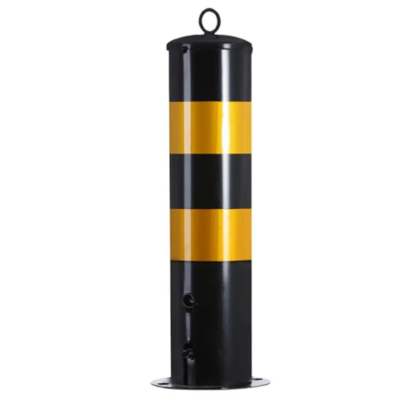 Steel pipe warning column anti-collision column road pile road isolation belt column block car fixed road pile branch road colum