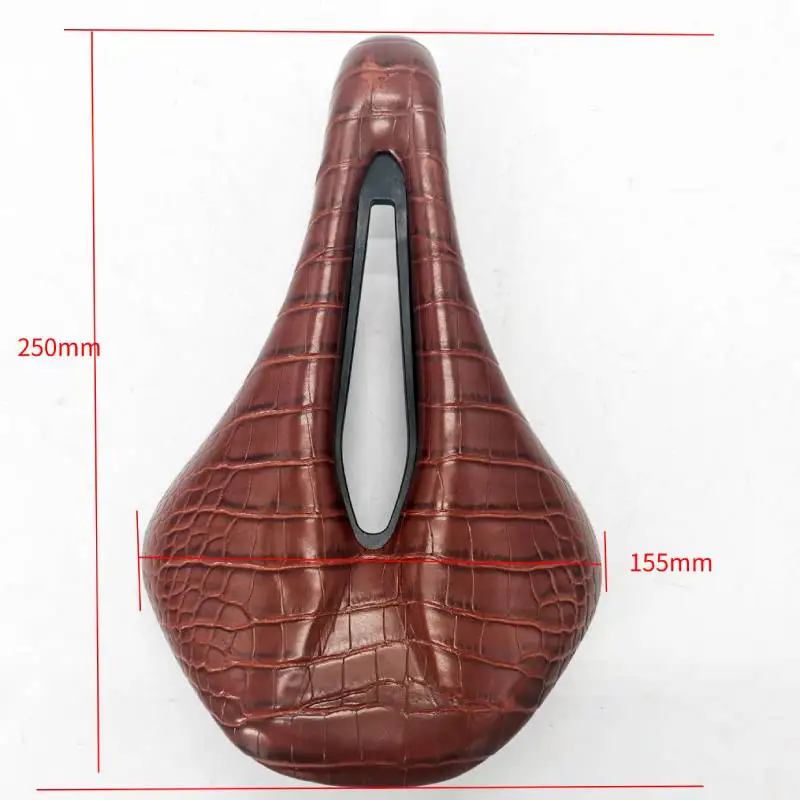 New bicycle seat MTB Road Bike Saddles PU Retro 155mm Ultralight Breathable Comfortable Seat Cushion Bike Racing Saddle Parts