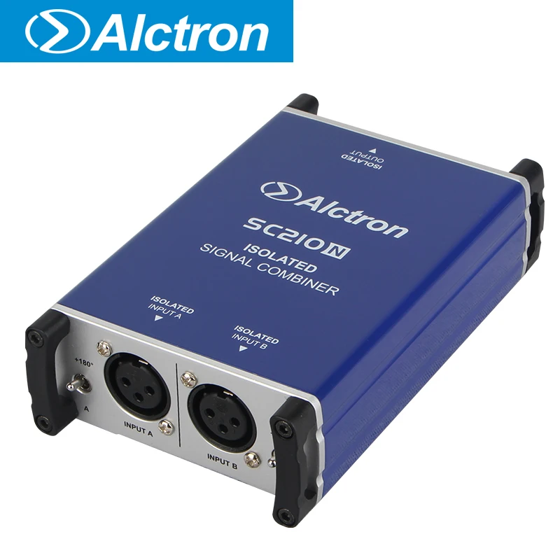 

Alctron SC210N isolated signal combiner used in stage performance, high quality housing rubber protecotrs aviod drop from high