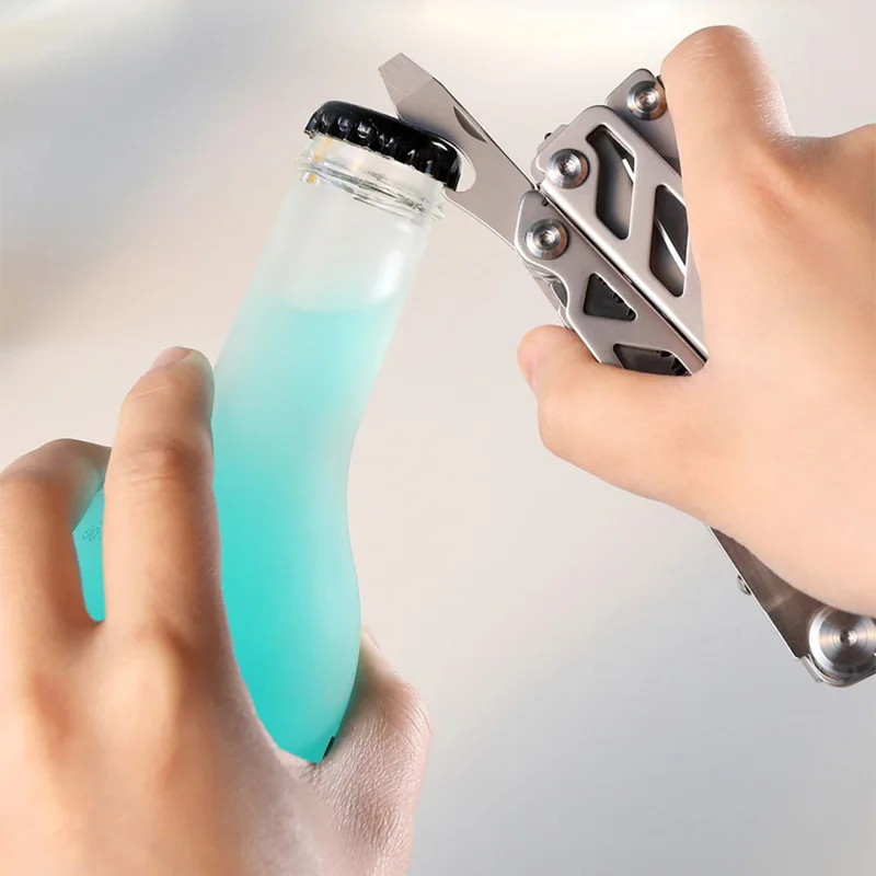 Youpin NexTool Flagship Pro EDC กลางแจ้งเครื่องมือมือชุด16 IN 1คีมมีดแบบพกพาไขควงที่เปิดขวด