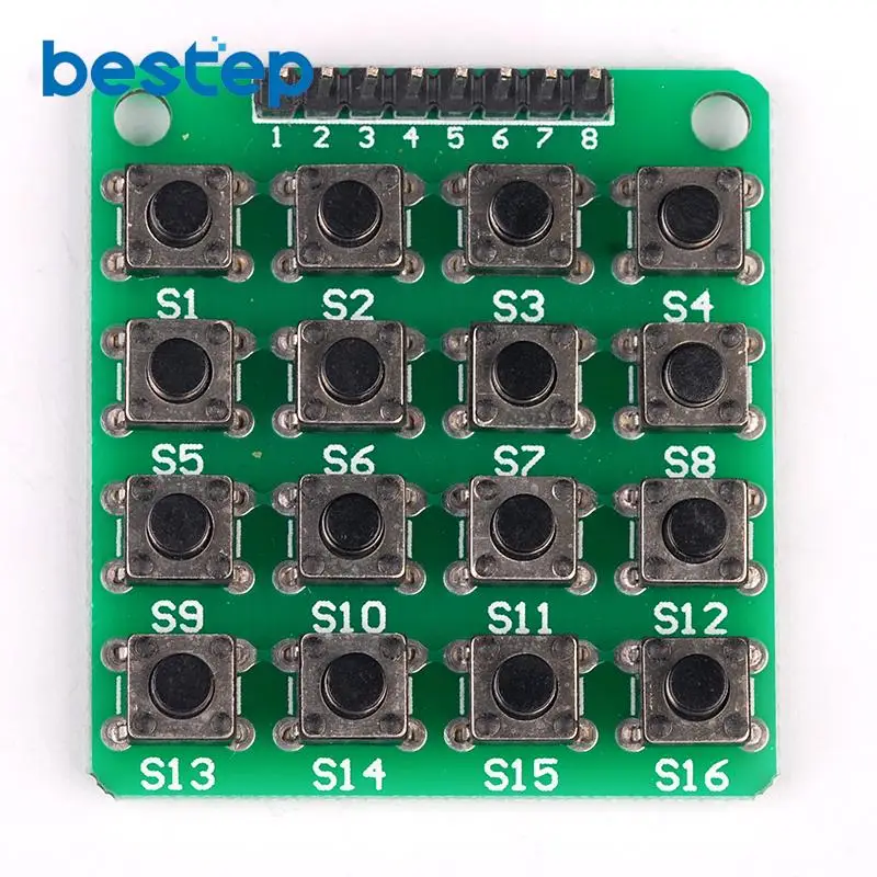 1PCS MCU Extension 4 x 4 16-Key Matrix Keyboard Module