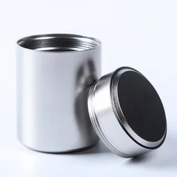 70ML metalowy szczelny zapach dowód pojemnik aluminiowy Herb Stash Sealed może pojemnik herbata ziołowa pojemnik pudełka