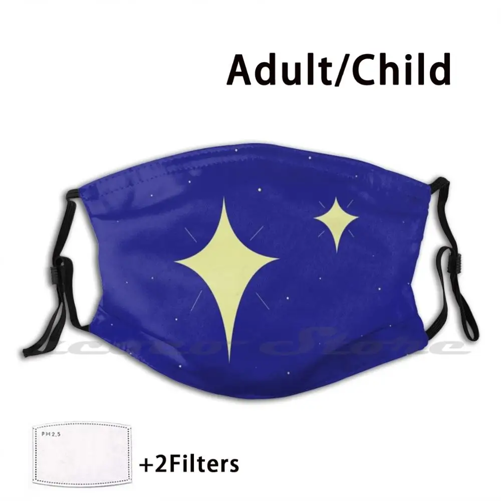 Second Star To The Right Custom Pattern Washable Filter Pm2.5 Adult Kids Mask Second Star To The Right Second Star Right Peter