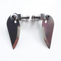 55*21mm RC Model Boat Water Knife Turn Fins for 60-75cm Electric / Nitro Power Remote Control Boats Feilun FT012 FT011 Parts