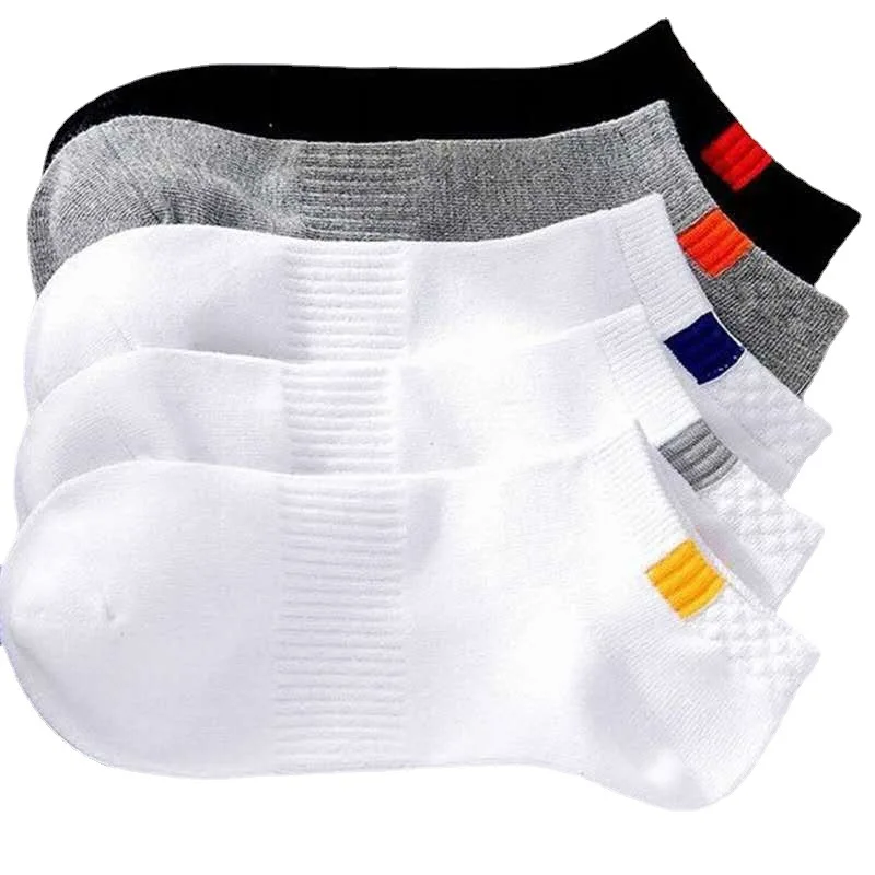 10 Pairs Pack Men Sports Socks Pure Cotton Breathable Sweat Absorption Running Sock Slippers Casual Short Socks Women Yoga Socks