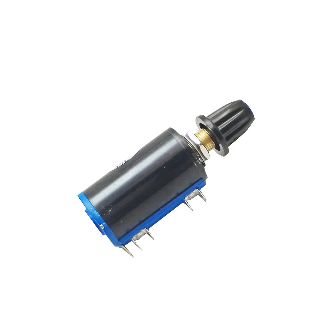 1PC New WXD3-13-2W Precision Multi-Turn Potentiometer 1K /2.2K /3.3K /4.7K /10K /22K /47K /100K With Black Knob