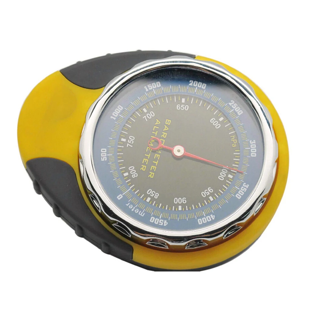 4-in-1 Altitude Meter Altimeter Barometer Compass Thermometer Portable Camping Hiking Compass Outdoor Tool