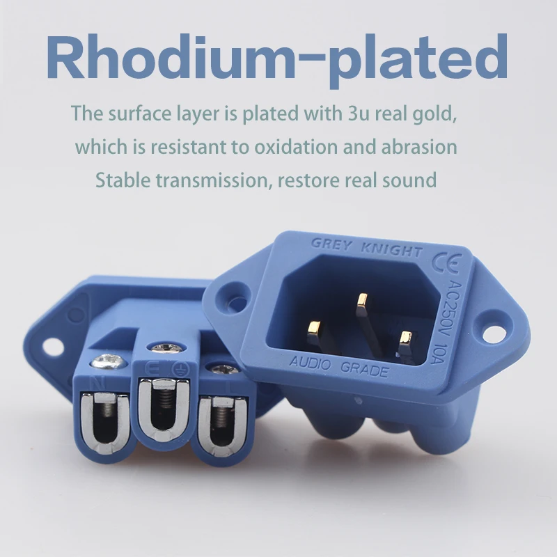 Cinza cavaleiro soldagem-livre cobre puro banhado a ouro/ródio-chapeado fonte de alimentação tailstock interface acessórios