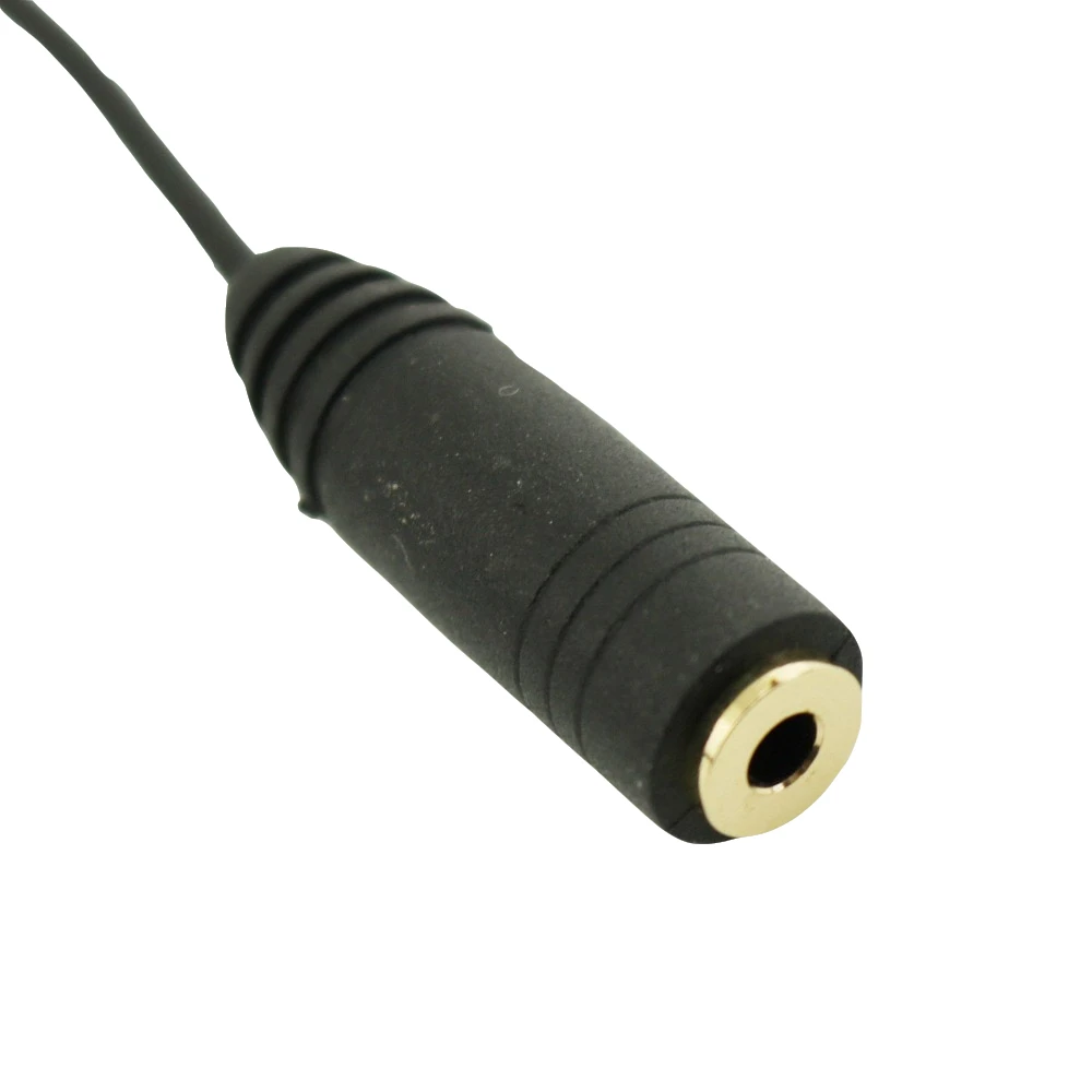 1ชิ้น3.5มม. 1/8 "3เสาตัวผู้ทำมุมขวาถึง2.5มม. ตัวเมียแจ็คเสียงขดเกลียวชุบทองสายต่อ