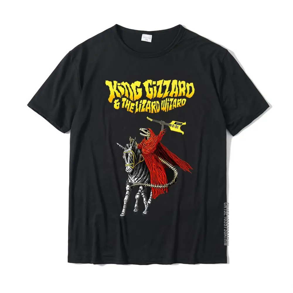 Camiseta de King Funny Gizzard The Lizard, regalo de mago Premium, camisetas divertidas de Fitness, Camiseta de algodón para jóvenes, estampado