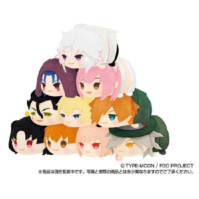 Mini Stuffed Anime FGO Fate Mochi Mascot Vol.4 Plush Dolls Gudako Medb Dolls Cotton Bag Pendants Toys For Kids Birthday Gift