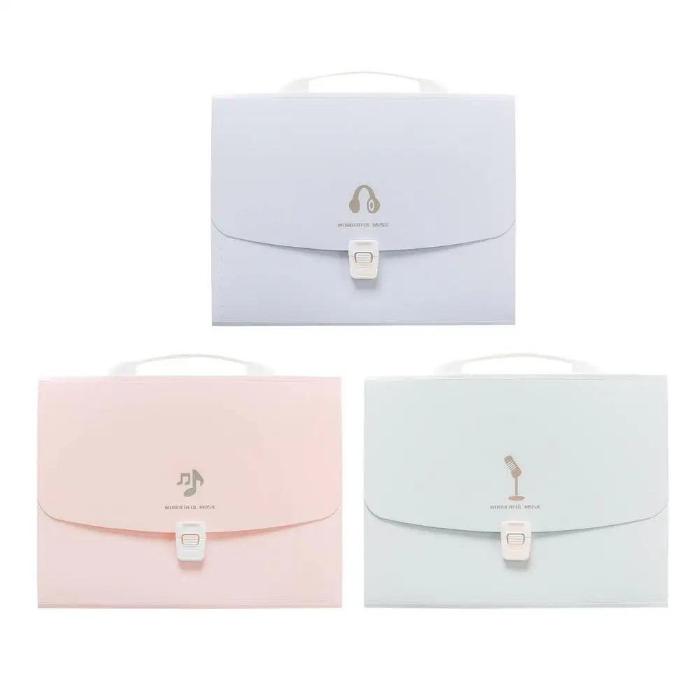 2 confezioni cartella di File espandibile portatile di grande capacità cartella espandibile portafoglio fattura ricevuta lettera fisarmonica organizzatore di documenti