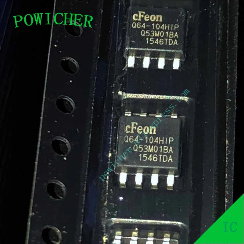 10pcs/lot Q64-104HIP EN25Q64-104HIP SOP8 In Stock