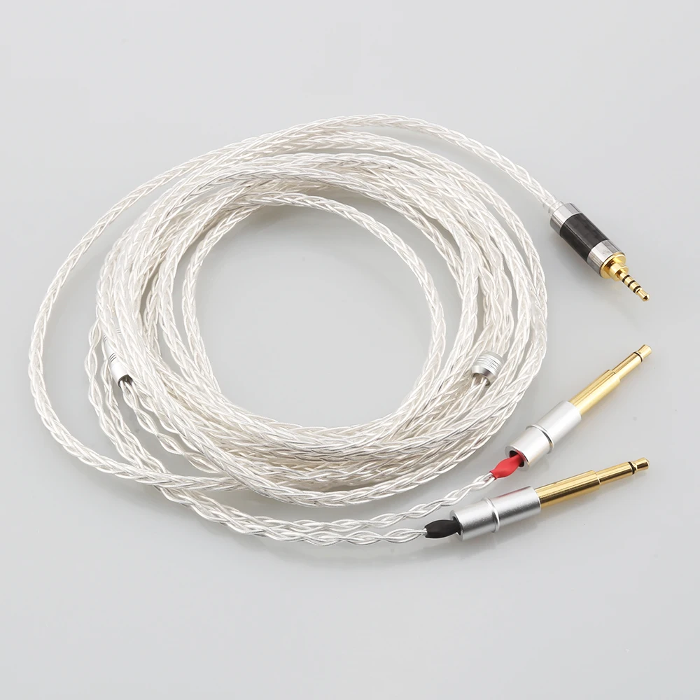 3,5mm 2,5mm 4,4mm xlr symmetrisches occ versilbertes Hifi-Kopfhörer-Upgrade-Kabel für Meze99-Klassiker 99neo neo noir