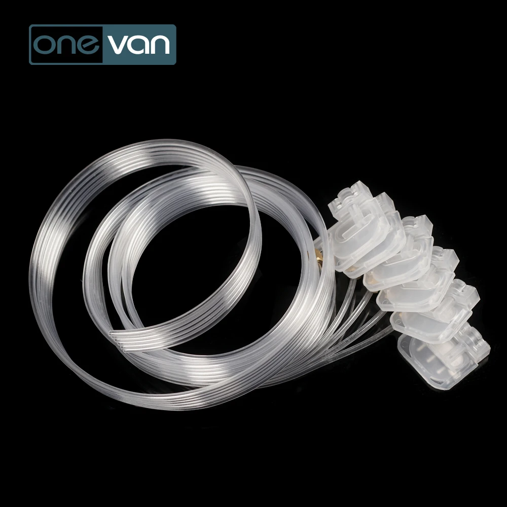 150cm DTF transparent ink tube compatible EPSON L805 L801 L1800 R1390 L1800 6-row negative pressure DTG textile ink transparent