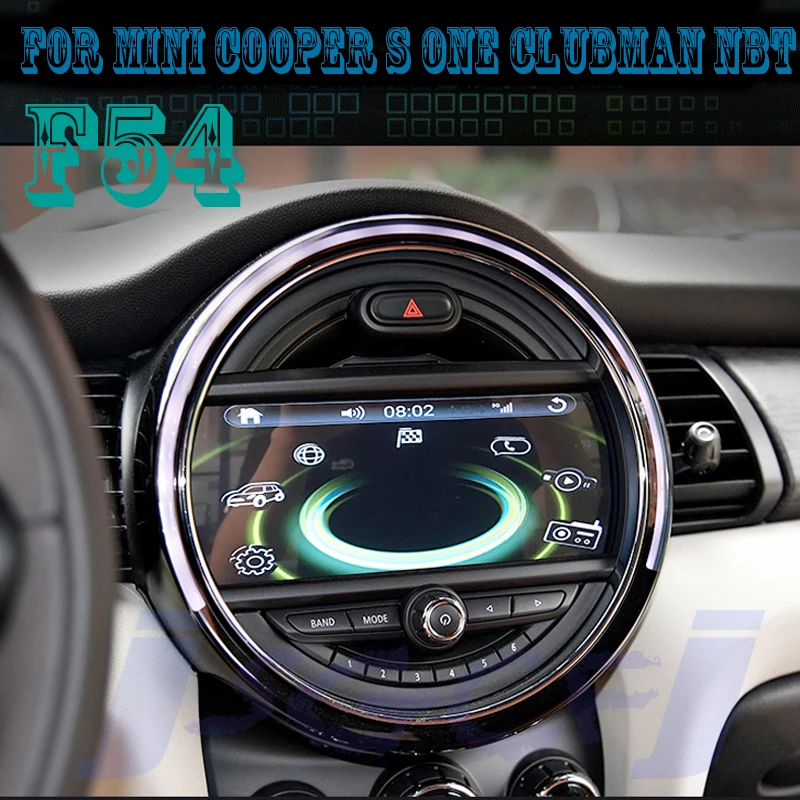 Car Stereo Audio Navigation GPS CarPlay For Mini Cooper S F54 One ClubMan NBT With idriver Knob Amb Light 360 BirdView Navi