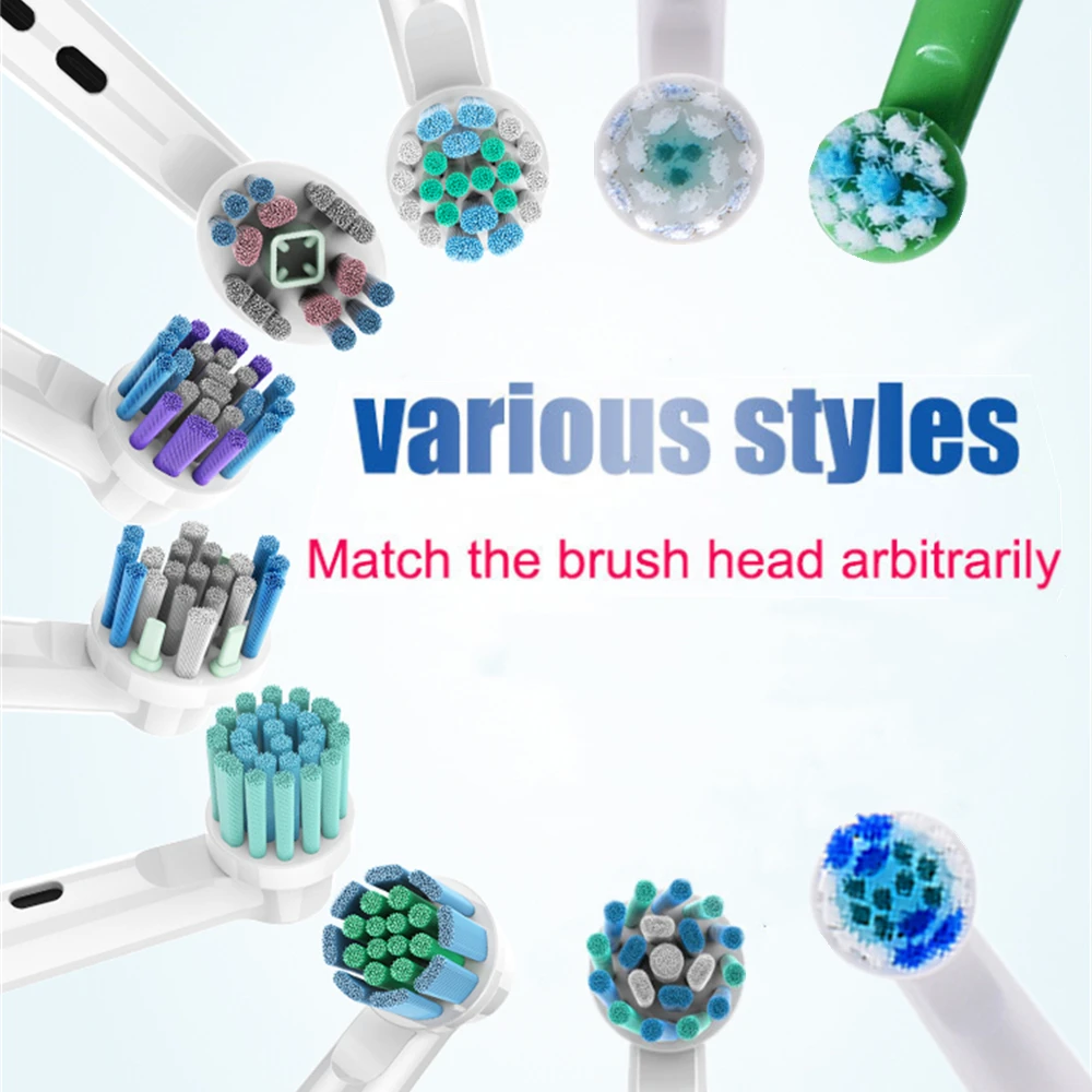 4/8Pcs Electric Toothbrush Replacement Brush Heads nozzle For Oral B 3D Whitening Sensitive Clean Sensi Ultrathin Gum Care