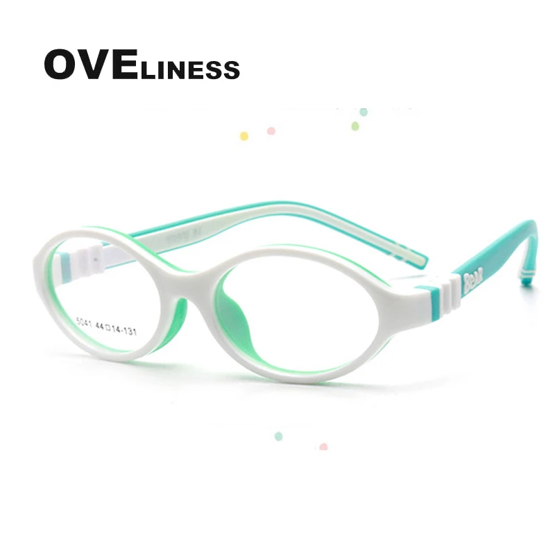 

Fashion Kids eyeglasses no screw bendable glasses frame child Prescription glasses Flexible eyewear frame silicone spectacles