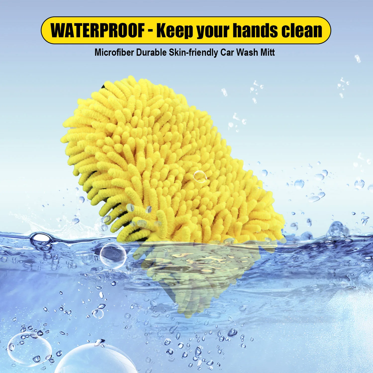 10pcs Car Wash Cleaning Tool Kit Car Tire Wheel Brush Wash Sponge Microfiber Towel Cloths Towel Washing Gloves With Storage Bag