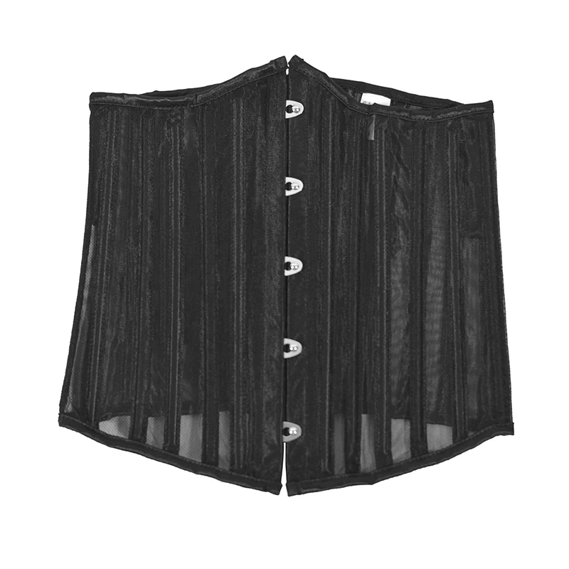 26cm Corsets and Bustiers Women Breathable 24 Steel Boned Corset Thin Mesh Underbust Slimming Belt Waist Trainer Corset Sexy