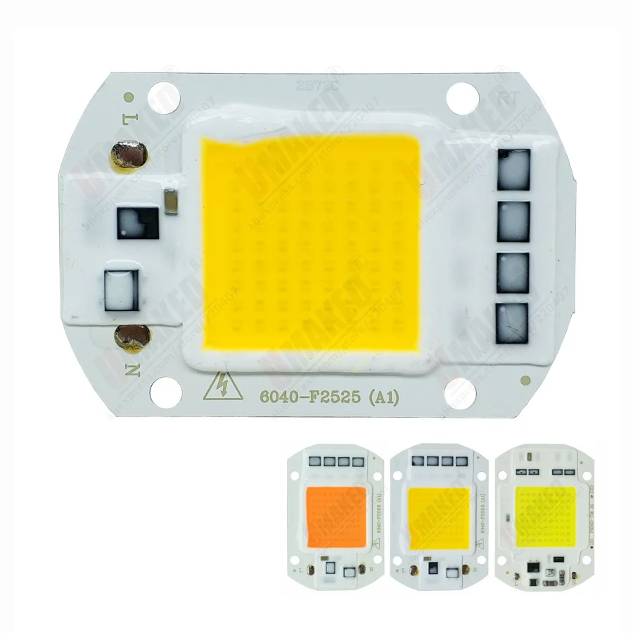 20W 30W 50W LED COB Lamp Integrated High Power Light AC220V Lamps With Smart IC Driver Spotlight White / Warm White LED Lights