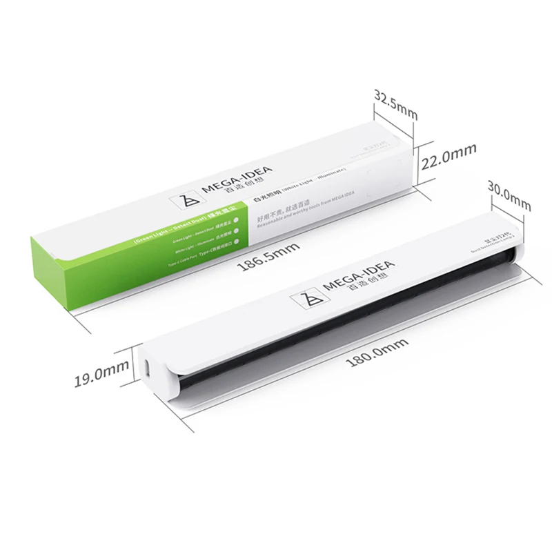 Qianli MEGA-IDEA LCD Screen Repair Dust Lamp Fingerprint Scratch Screen Changer Dust Display Lamp for Phone Mobile Green LED
