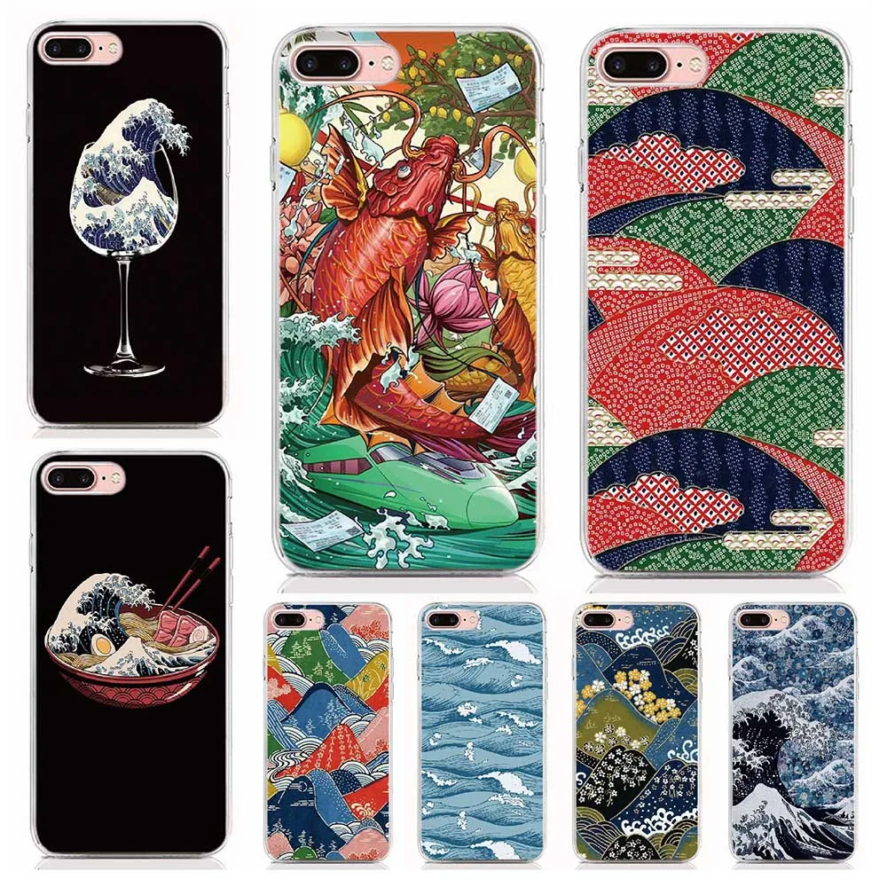 For Google Pixel 4 4XL 3A XL 3A 2 2XL 3 3XL Soft Tpu Silicone Case Print Japanese Art Cover Coque Shell Phone Cases