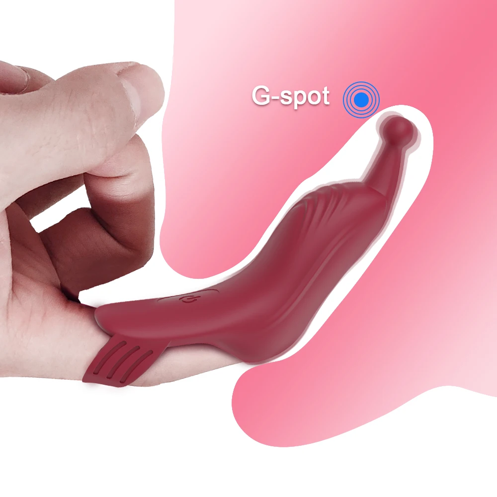 Silicone Vibrator for Women Finger Sleeve G Spot Orgasm Clitoris Stimulator Female Vibrators Goods for Adults 18 Sex Toys