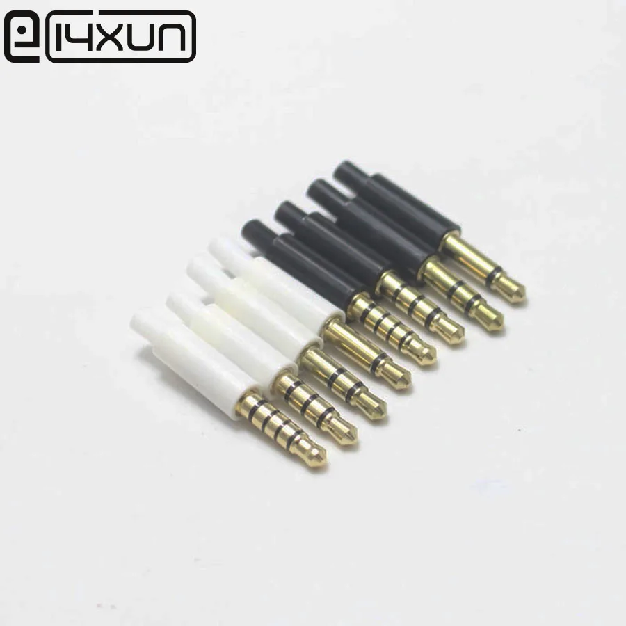 2/6/10PCS 3.5MM Mono / Stereo 4 Pole 3 Pole 2 Pole Male Plug Earphone Headphone Audio Plug Welding Type