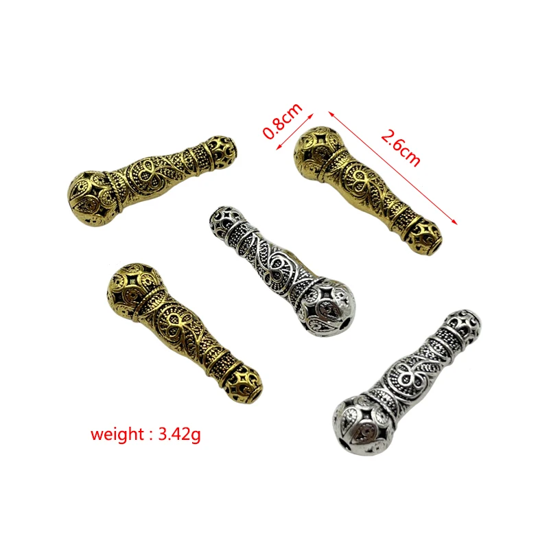 JunKang Alloy DIY Connector Jewelry Making Handmade Rosary Prayer Beads Bracelet Misbaha Tasbih Accessories Muslim Islam