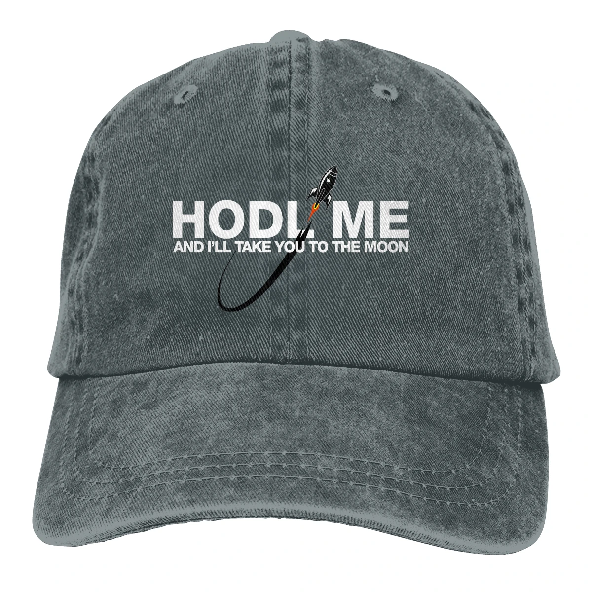 HODL ME Rocket Baseball Caps Peaked Cap Ethereum Crypto Miners Sun Shade Hats for Men