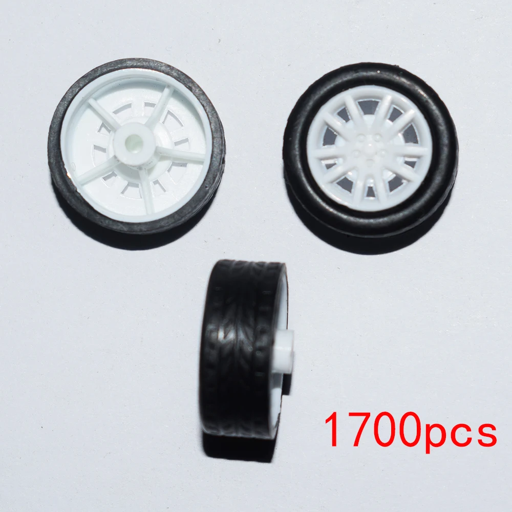 

1700pcs 2x18mm rubber wheel dron rc car plane robot kids toys for boys diy baby accessories montessori juguetes nero WR182AW