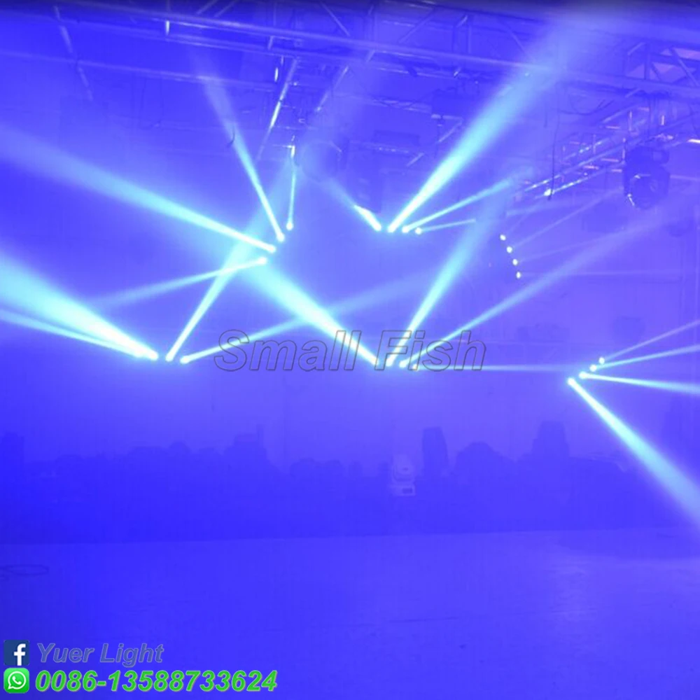 Luces Led de cabeza móvil 4 en 1, 4x10W, RGBW, Cree, equipo de iluminación de escenario de cuatro cabezales, para fiesta, Dj, discoteca, Bar, 2 unidades/lote