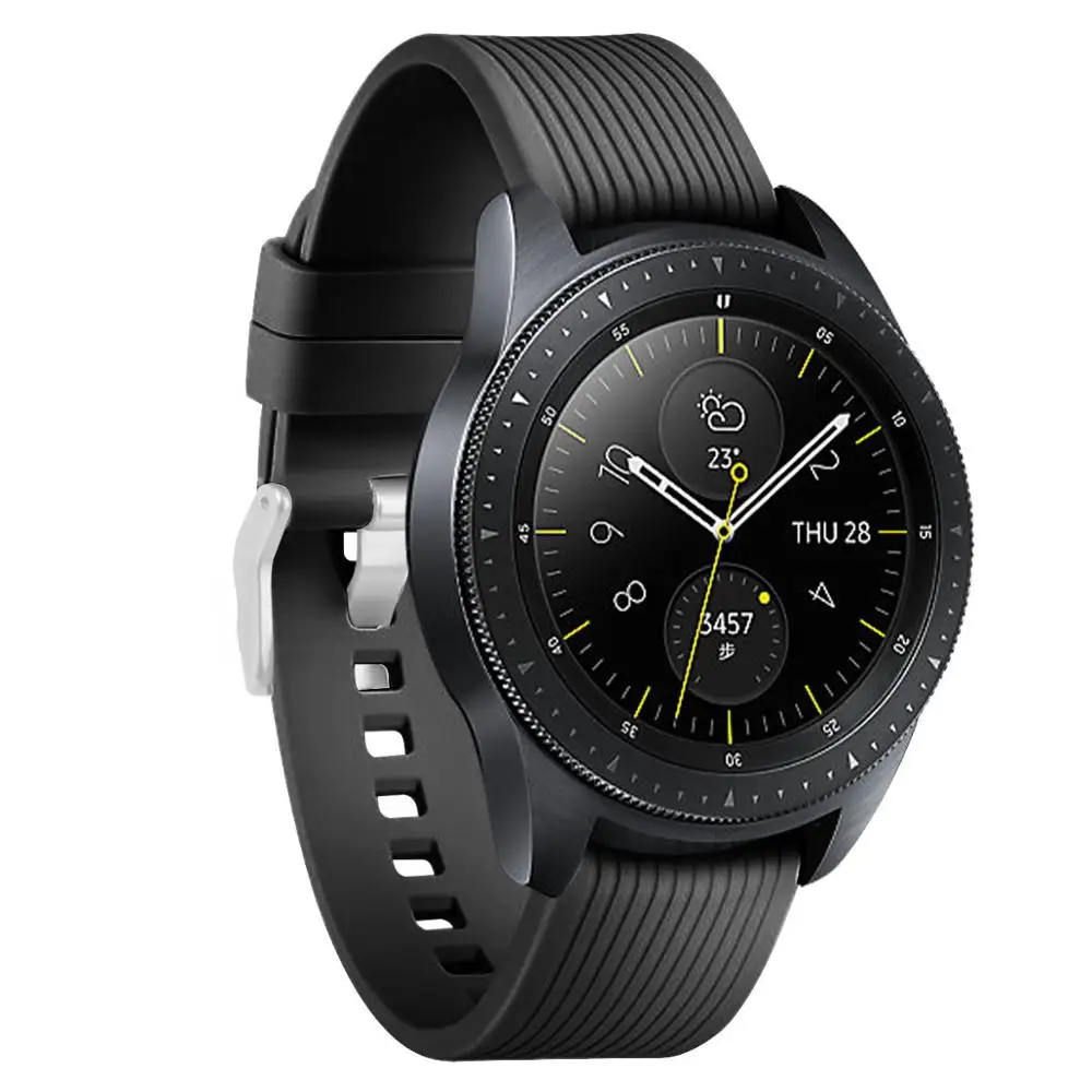 Huawei-galaxy watch 3,20mm,GT-2-2e-Pro/42mm/active 2,44mm,40mm/gear 2/sport siliconeブレスレットストラップ,huawei 202,42mm