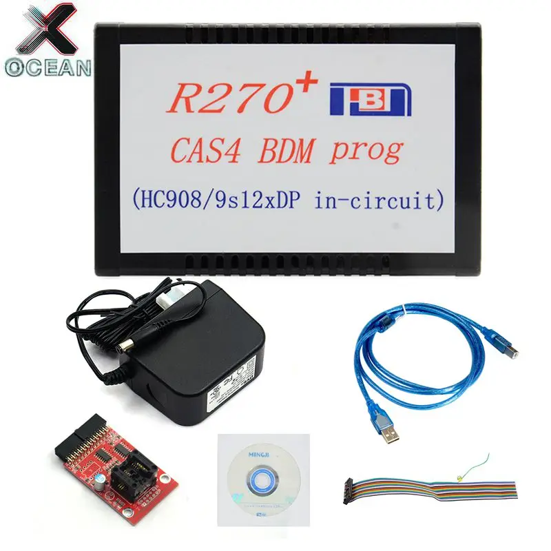 

Best R270 BMD R270+ V1.20 Auto CAS4 BDM Programmer CAS4 BDM Programmer Professional for bmw key prog car diagnostic