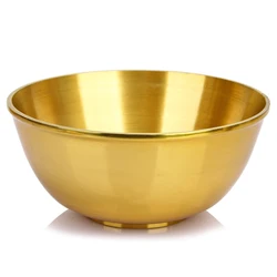 Home Decor Tableware Bowl Food Container Pure Brass Bowl Buddhist Supply God Buddha Copper Bowls