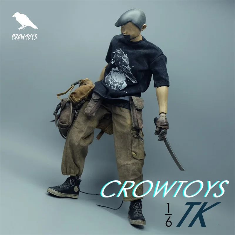 In Stock CROWTOYS 1/6th Short Sleeves Old Dirty Effect Without Body For 12inch Soldier Doll Collection