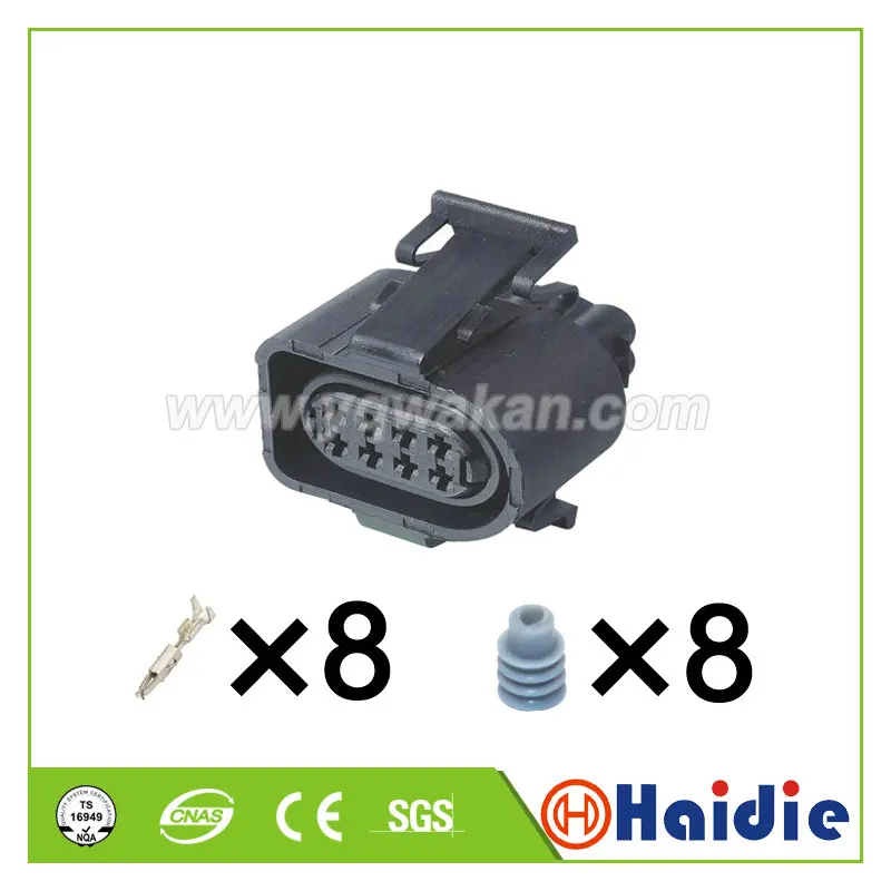 1-20sets 8pin auto 1.5mm mechanical throttle plug 1J0973714/42121000 1J0973814 waterproof wiring harness connectors 3A0 973 714