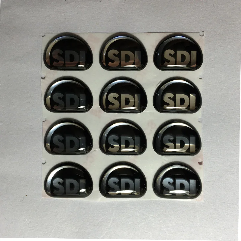 1000 PCS Customized Round Epoxy Resin Sticker for Bag Holder Transparent Crystal Glue Keychain Inner Epoxy Resin Seal Sticker