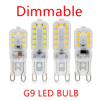 10PCS LED Bulb 3W 5W G9 Light Bulb Dimmable AC 220V LED Lamp SMD2835 Spotlight Chandelier Lighting Replace 20w 30w Halogen Lamp