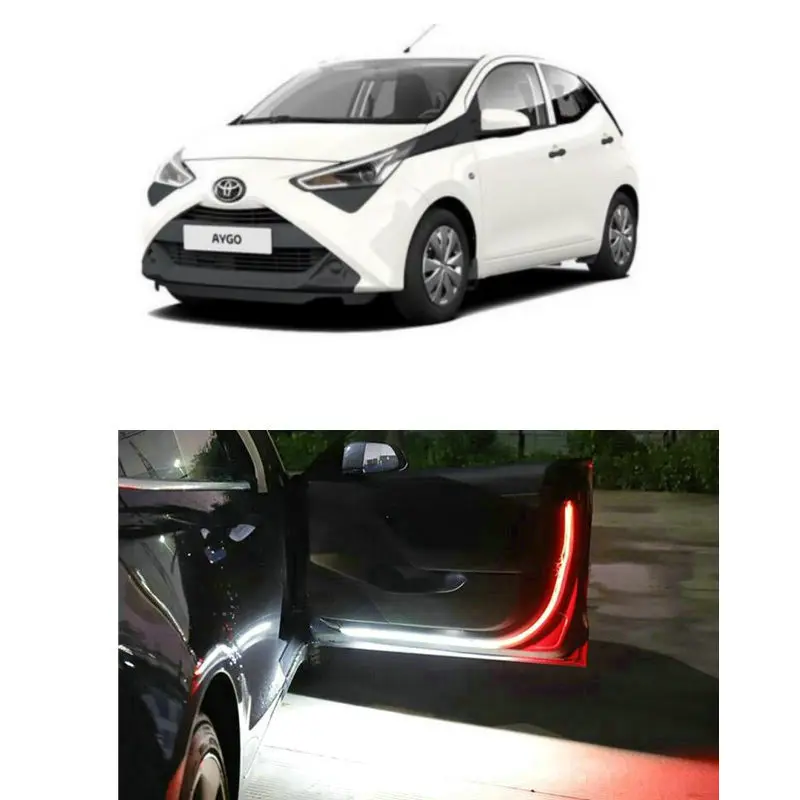 

Led Car Openning Door Warning Light For toyota Verso Yaris 4 RUNNER AYGO chr gt86 mirai mr2