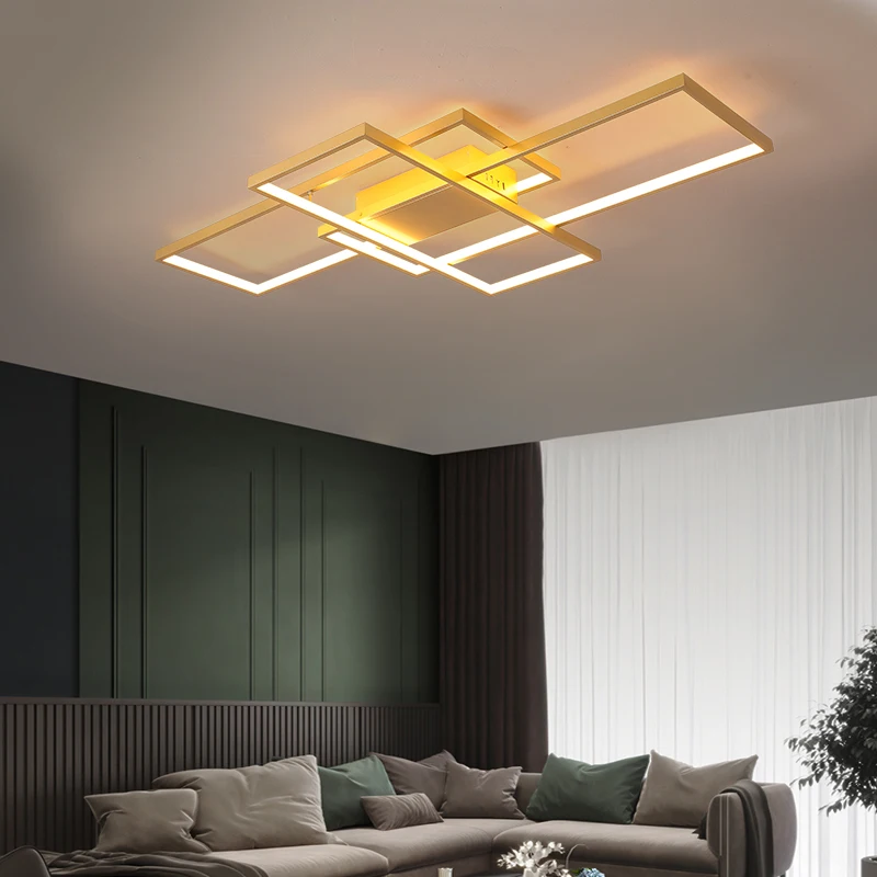 NEO Gleam New Arrival Black/White LED Ceiling Chandelier For Living Study Room Bedroom Aluminum Modern Led Ceiling Chandelier