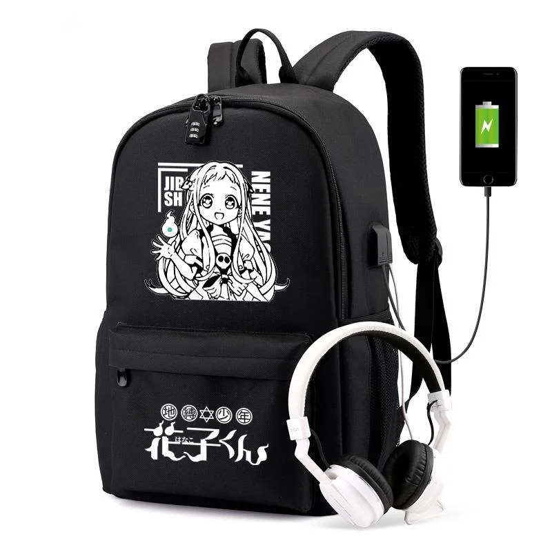 

Anime Toilet-Bound Hanako kun Backpack Shoulder Bag School Bag Satchel Work Leisure Bag Fashion Bags