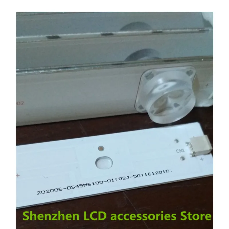 8 Stuks 420Mm 3V Voor 45Inch Tv 45XF 45XS TV-F45 Led Licht Bar 4 Lampen 202006-DS45M6100-01 DS45M61-DS01-V01 DS45M61-DS01-V02