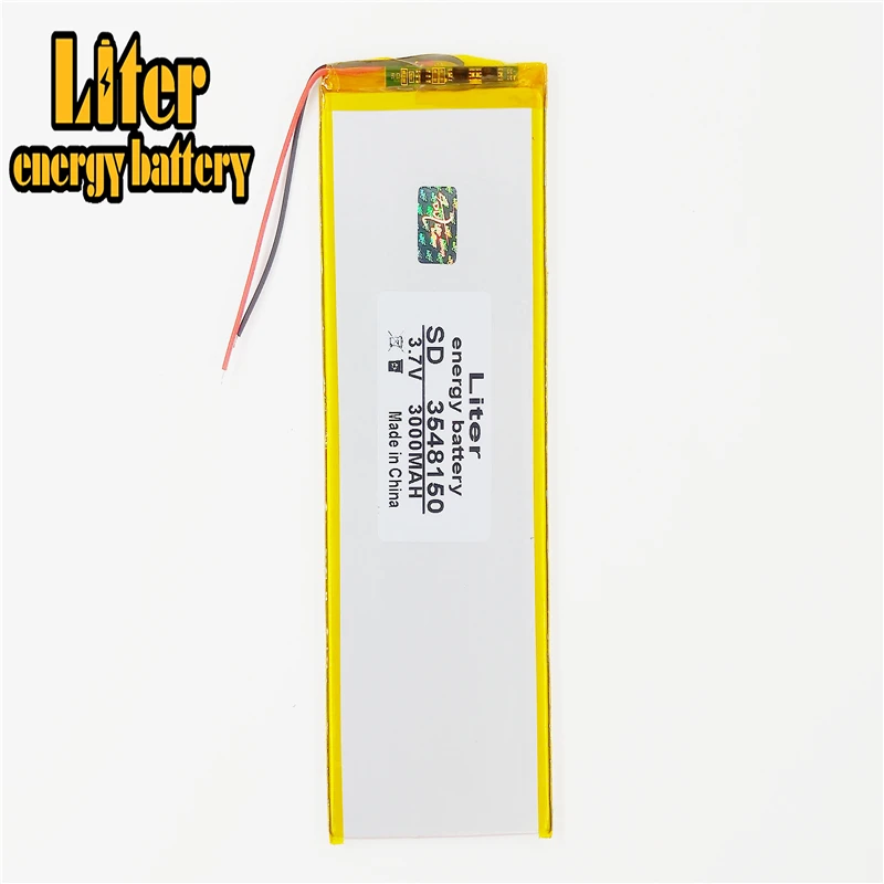 3.7V 3000Mah Lithium Tablet Polymeer Batterij 3548150 3550150 Tablet Batterij Mobiele Power Batterijen