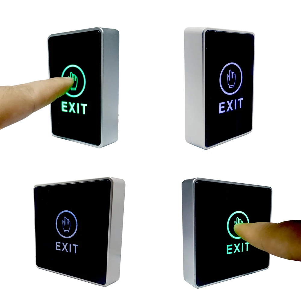 Imagem -01 - Indicador Led Verde Azul no nc com Sistema de Controle de Acesso Interruptor de Liberação da Fechadura da Porta Botão de Saída de Toque indicador led verde azul no nc com sistema de controle de acesso interruptor de liberacao da fechadura da porta botao de saida de toque 01